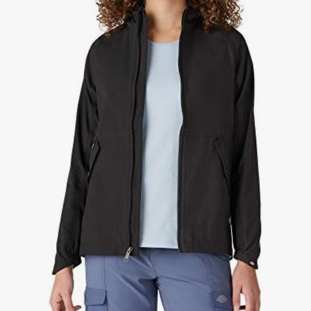 Dickies Women's Performance Hooded Rain Jacket